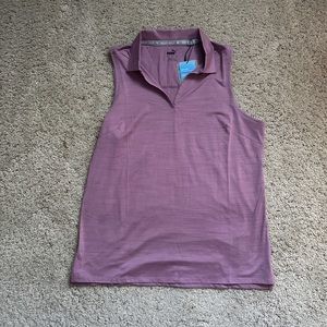 PUMA Women's Cloudspun Coast Sleeveless Polo NWT Sz Large (243)